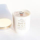 Inner Peace- Intention Magic Crystal Candle