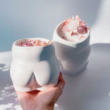 Bombshell - Luxury Cement Crystal Candle