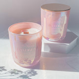 Daydream - Luxe Pink Aura 9 oz Crystal Candle