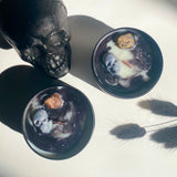 Spooky Skull Crystal Candle Tin