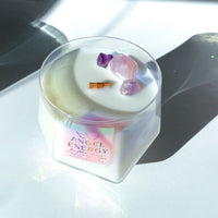 Angel Energy | 16 oz Luxury Candle with Aura Rose Quartz