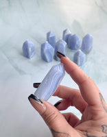 Blue Lace Agate Tower Point